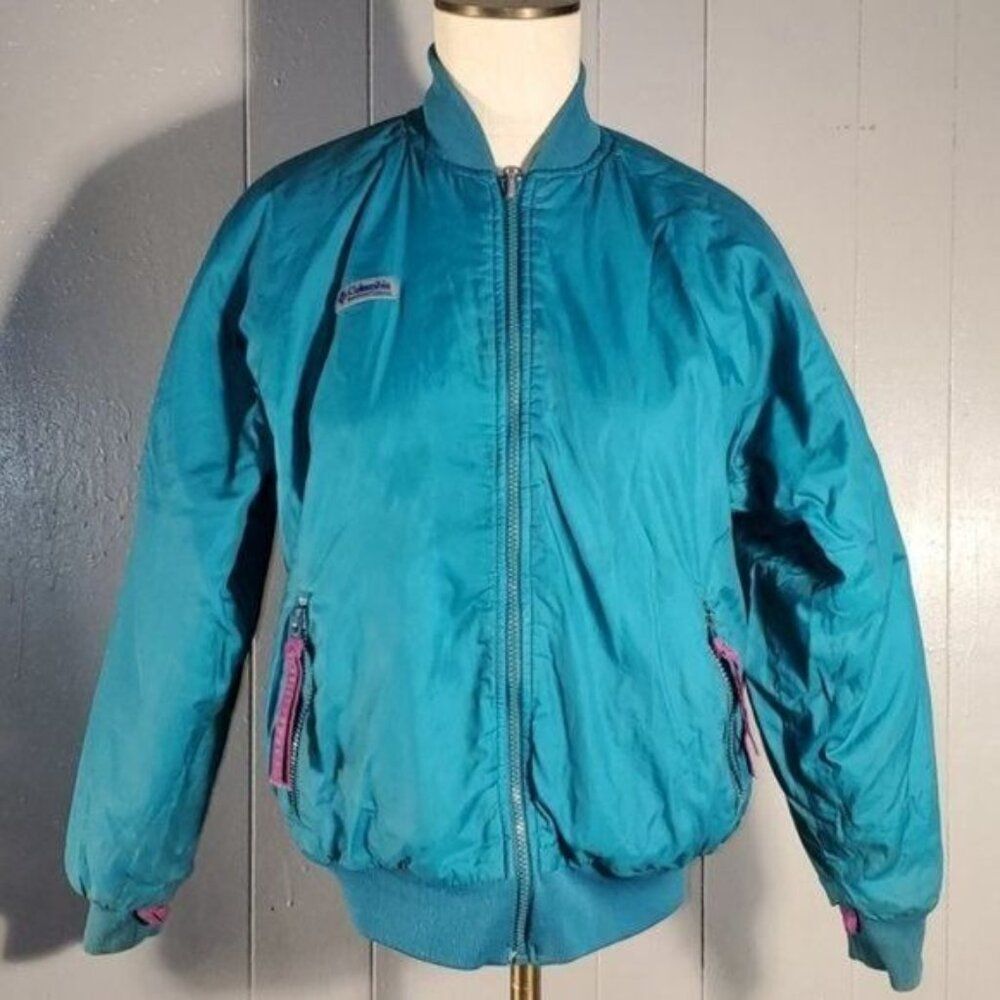 Vintage Columbia Jacket PUFFER COAT Reversible Radial Sleeve WOMEN'S WOMAN'S S - Picture 4 of 16